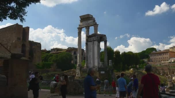 Ruiny starożytnego Rzymu — Wideo stockowe