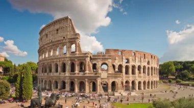 Colosseum veya Coliseum timelapse
