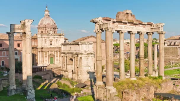 Ruínas da Roma antiga — Vídeo de Stock