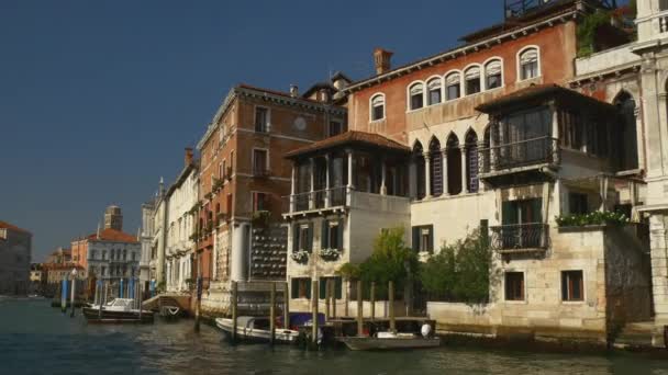 Hermosa vista del Canal Grande — Vídeos de Stock