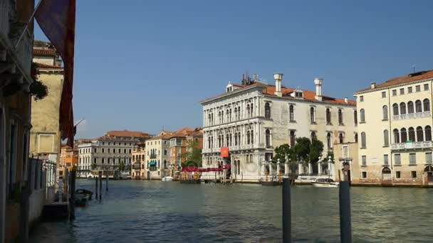 Beautiful view of Canal Grande — Stock Video