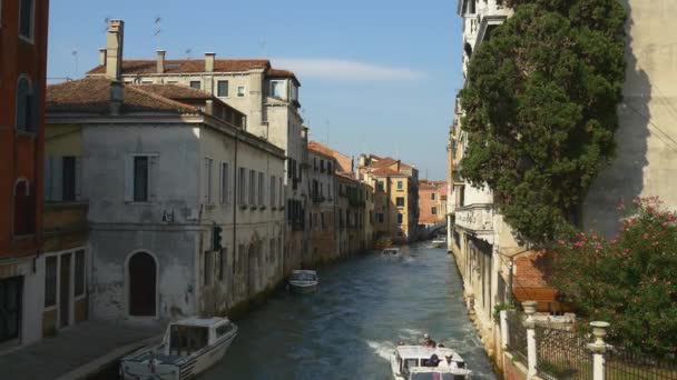 Piękny widok na Canal Grande — Wideo stockowe