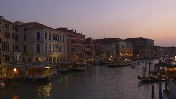 Canal Grande güzel görünümü — Stok video