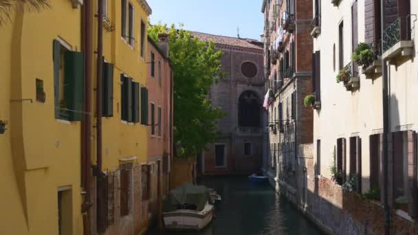 Vackraste kanalerna i Venedig — Stockvideo