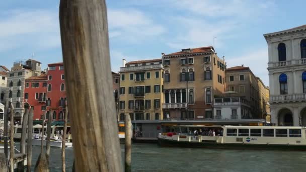 Hermosa vista del Canal Grande — Vídeos de Stock