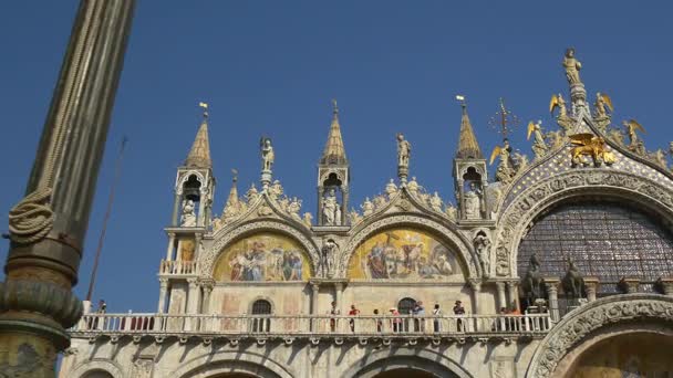 Catedral Basílica de San Marco — Vídeo de stock
