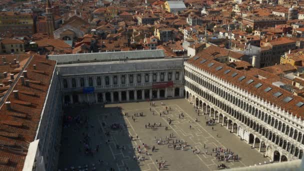 Piazza San Marko em Veneza — Vídeo de Stock