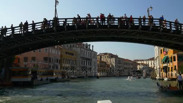 Canal Grande güzel görünümü — Stok video