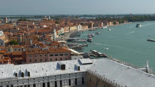 Panorama da cidade de Veneza na Itália — Vídeo de Stock