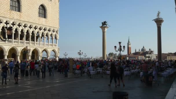 Piazza San Marko en Venecia — Vídeos de Stock