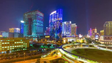 Gece macau taipa Adası trafik 
