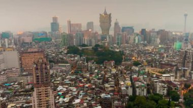 Macau taipa Adası cityscape panorama 