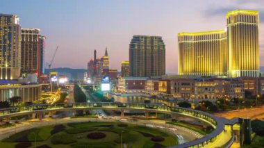 Gece macau taipa Adası trafik 