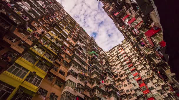 Famous hong kong apartment building — Stock Video