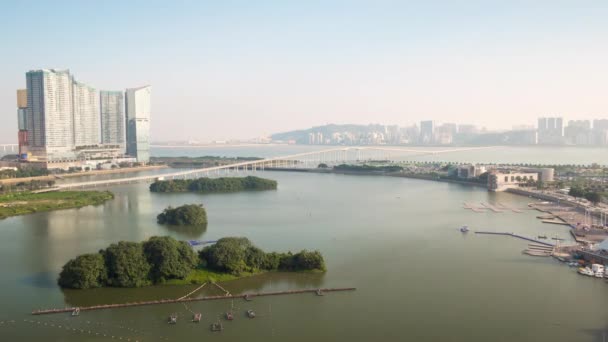 Macao taipa ostrov Panorama panorama — Stock video