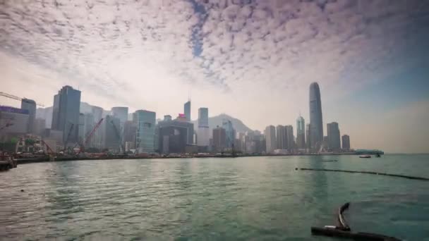 Paisaje urbano de Hong Kong panorama — Vídeos de Stock