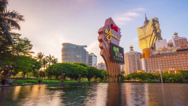 Macao taipa isla paisaje urbano panorama — Vídeos de Stock
