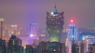 Macau taipa Adası cityscape panorama 