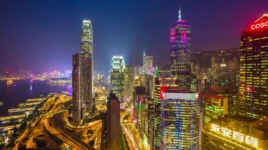 Macau taipa Adası gece trafik