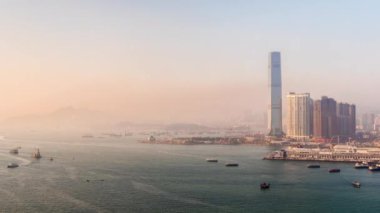 Hong Kong cityscape panorama