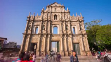 Macau Island yürüyen turist
