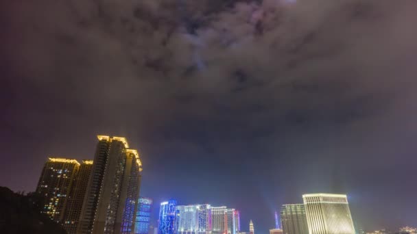 Macau taipa hotels panorama — Stock Footage Macau taipa hotels panorama Stock Footage