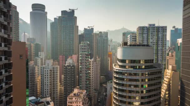 Panorama miasta Hongkong — Wideo stockowe