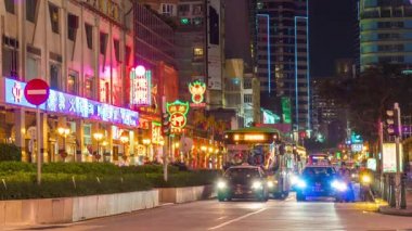 Gece macau taipa Adası trafik 
