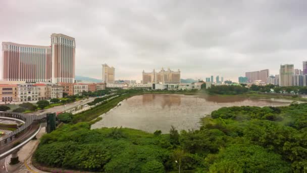 Jour macao taipa île trafic — Video