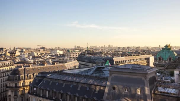 Bela paisagem urbana de Paris — Vídeo de Stock