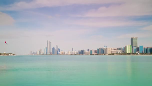 Vue panoramique d'Abu Dhabi — Video