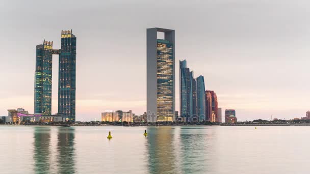 Vue panoramique d'Abu Dhabi — Video