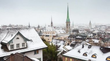 Zürih cityscape panorama