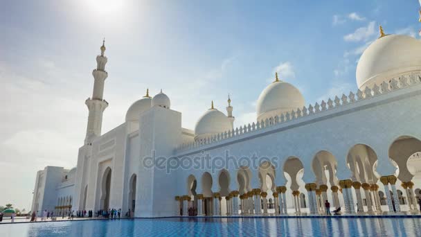 Grande Mesquita do Xeque Zayed — Vídeo de Stock