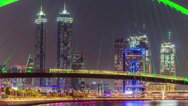 Célèbre pont du canal dubai — Video