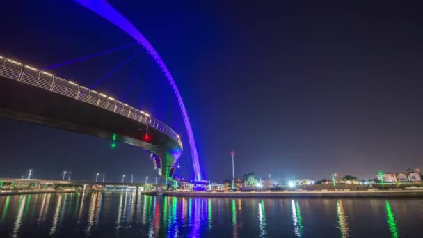 Célèbre pont du canal dubai — Video