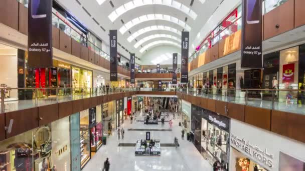 Dubal mall shoppinggalleria — Stockvideo