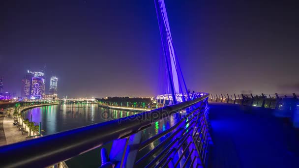 Célèbre pont du canal dubai — Video