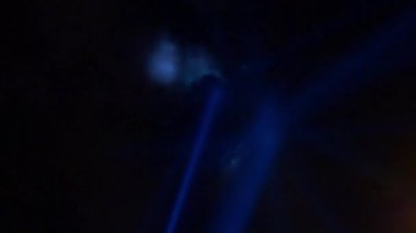 Soyut Mavi ışıklar açık gökyüzü