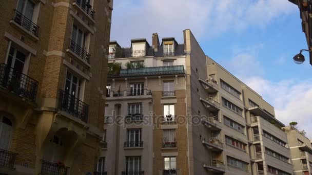 Paris dagtid stadsbilden — Stockvideo