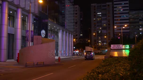 Macao taipa ostrov noční život — Stock video