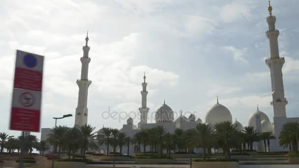 Grande Mesquita do Xeque Zayed — Vídeo de Stock