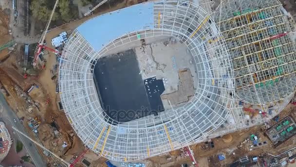 Moscow construção do estádio dinamo famoso — Vídeo de Stock