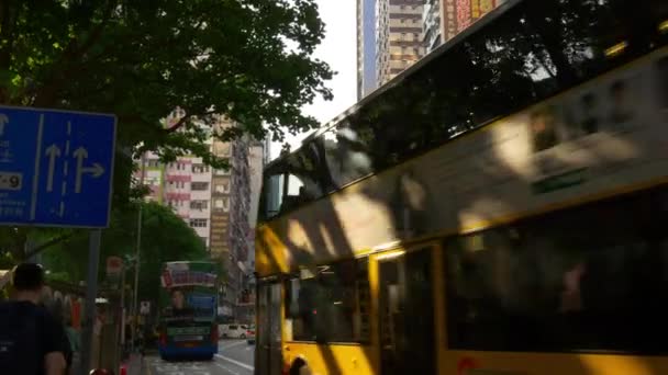 Traffico a Hong Kong — Video Stock