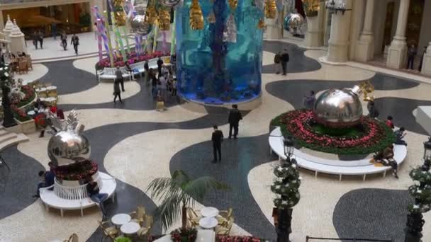 Macau berömda hotellentrén — Stockvideo