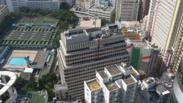 Hochhaus in Hongkong — Stockvideo