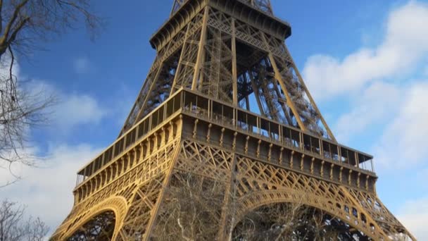 Touristes à la tour Eiffel — Video