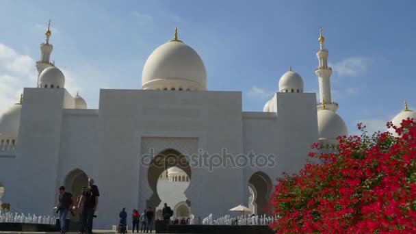 Шейх Заїд - велика мечеть — стокове відео