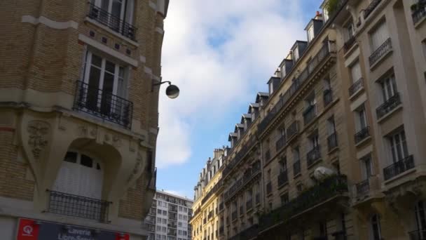 Paris daytime cityscape — Stock Video
