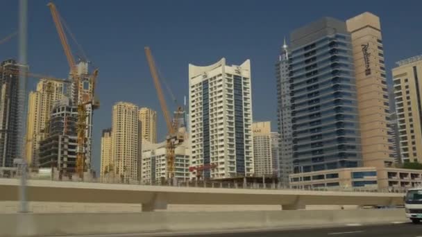 Panorama du trafic de dubai — Video